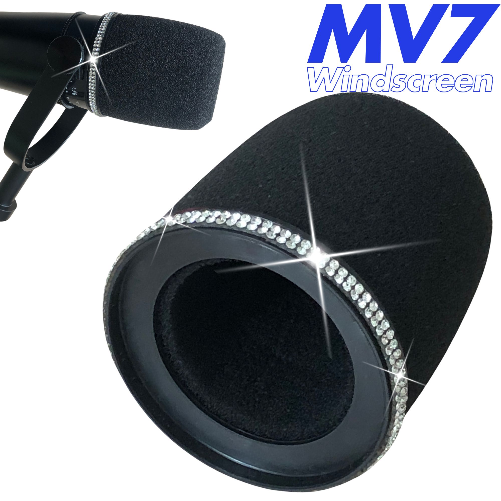 Shure Mic Sm7B - Shining MV7 Pop-Filter für Shure MV7,