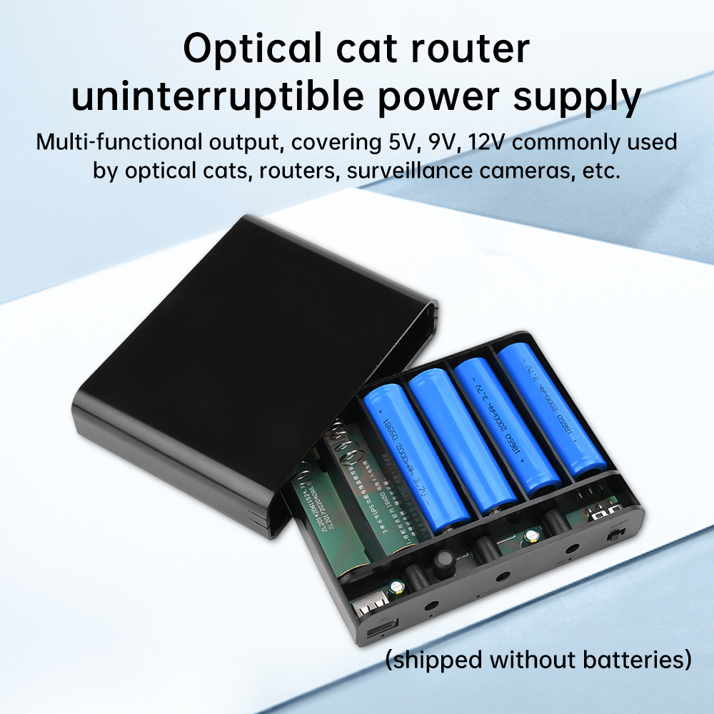 5V9V12V Ausgangs-Powerbank-Geh – Battery Case Storage Bewertung und Preis